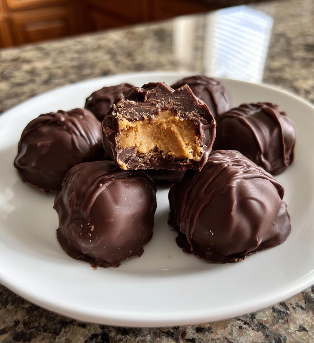 classic peanut butter buckeyes
