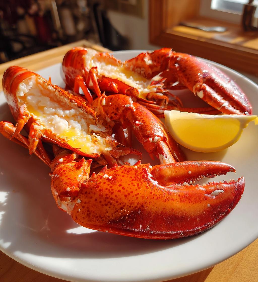 cooked lobster