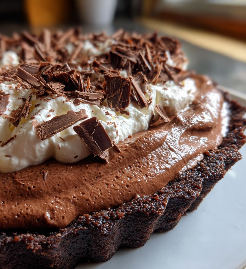 cool whip chocolate pie