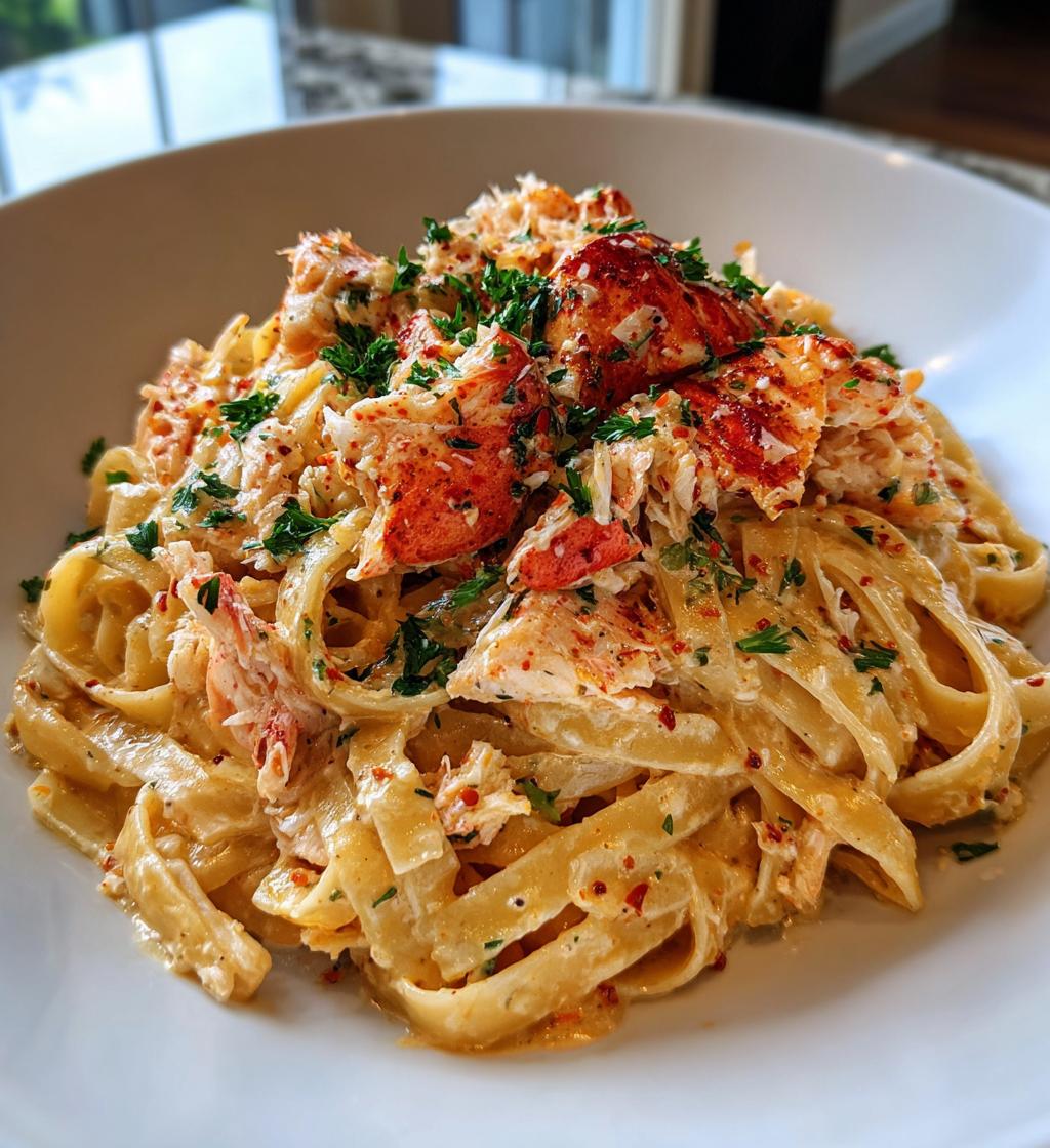 crab and lobster pasta