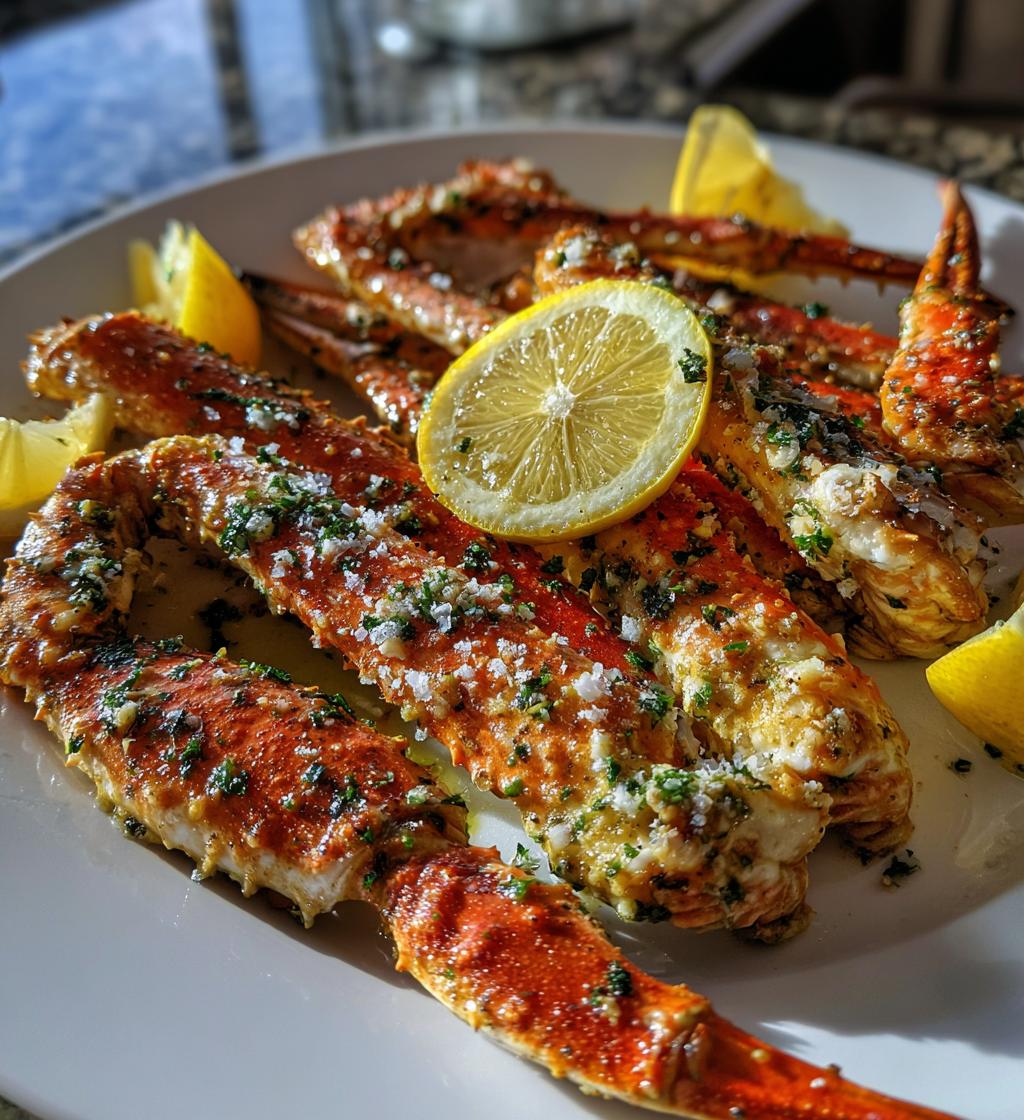 crab legs in the oven