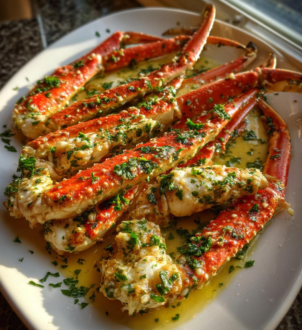 crab legs with garlic butter
