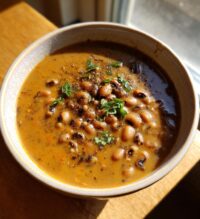 creamy black eyed peas