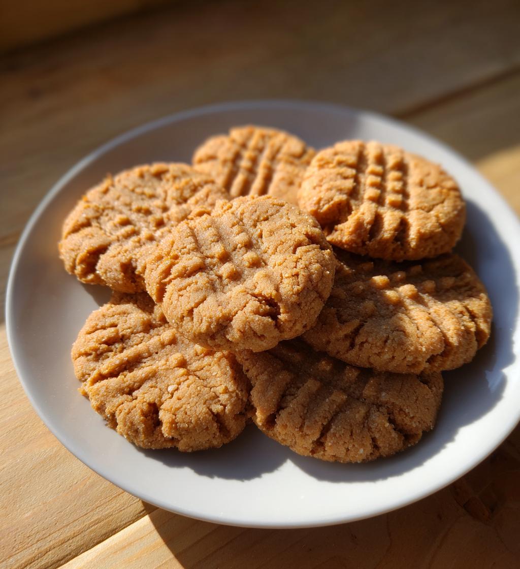 crunchy peanut butter cookies