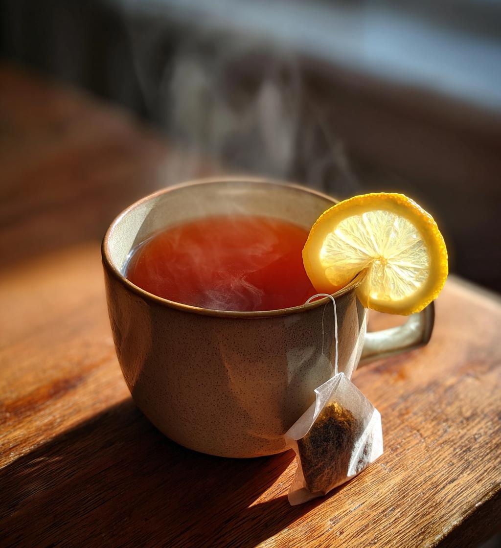 cup of tea with russian text