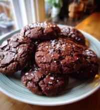 double chocolate peppermint cookies