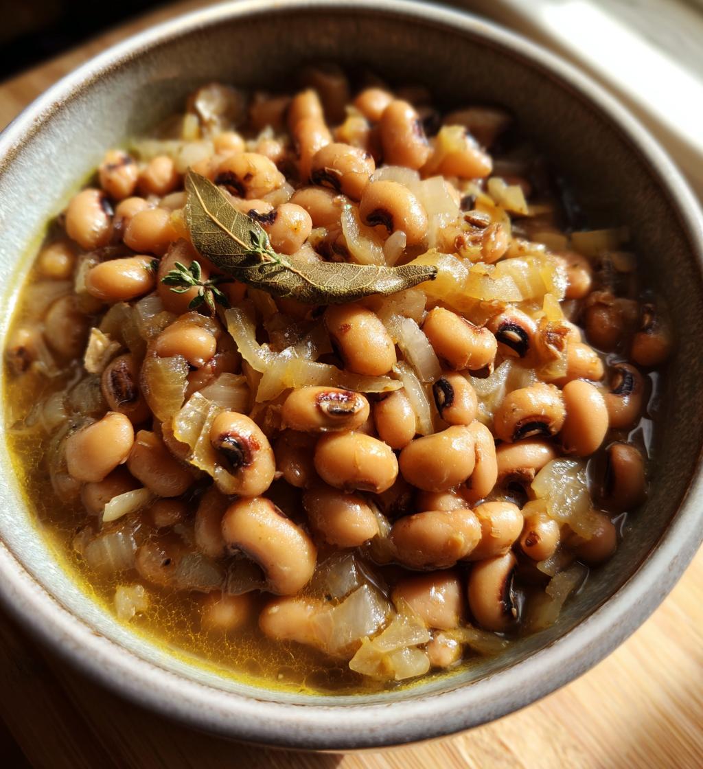 dried black eyed peas recipe