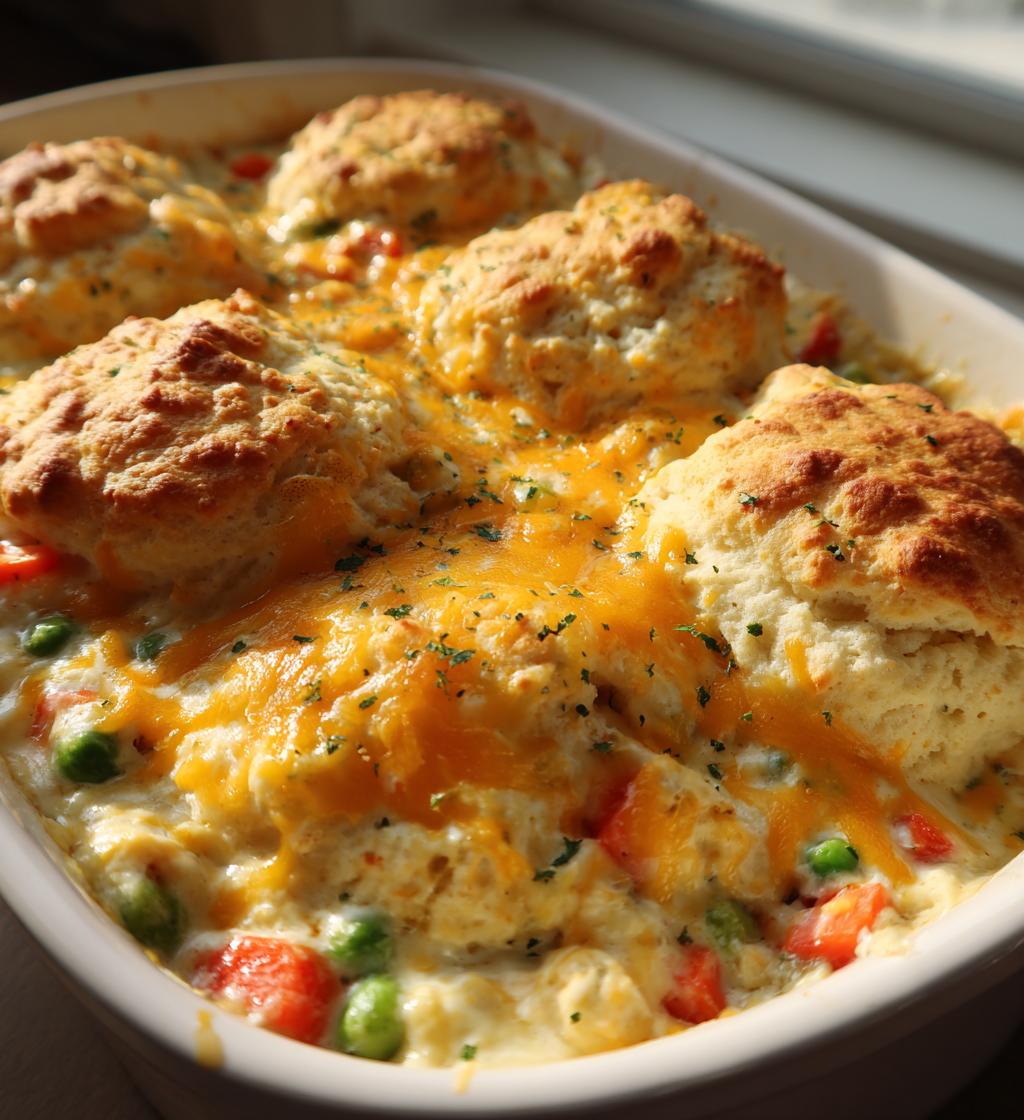 dump and bake chicken dinner with red lobster biscuits