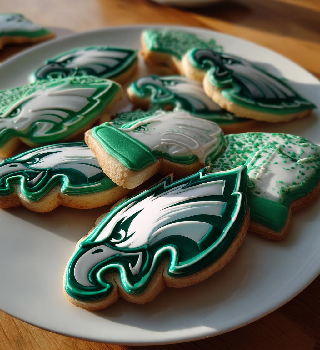 eagles football cookies