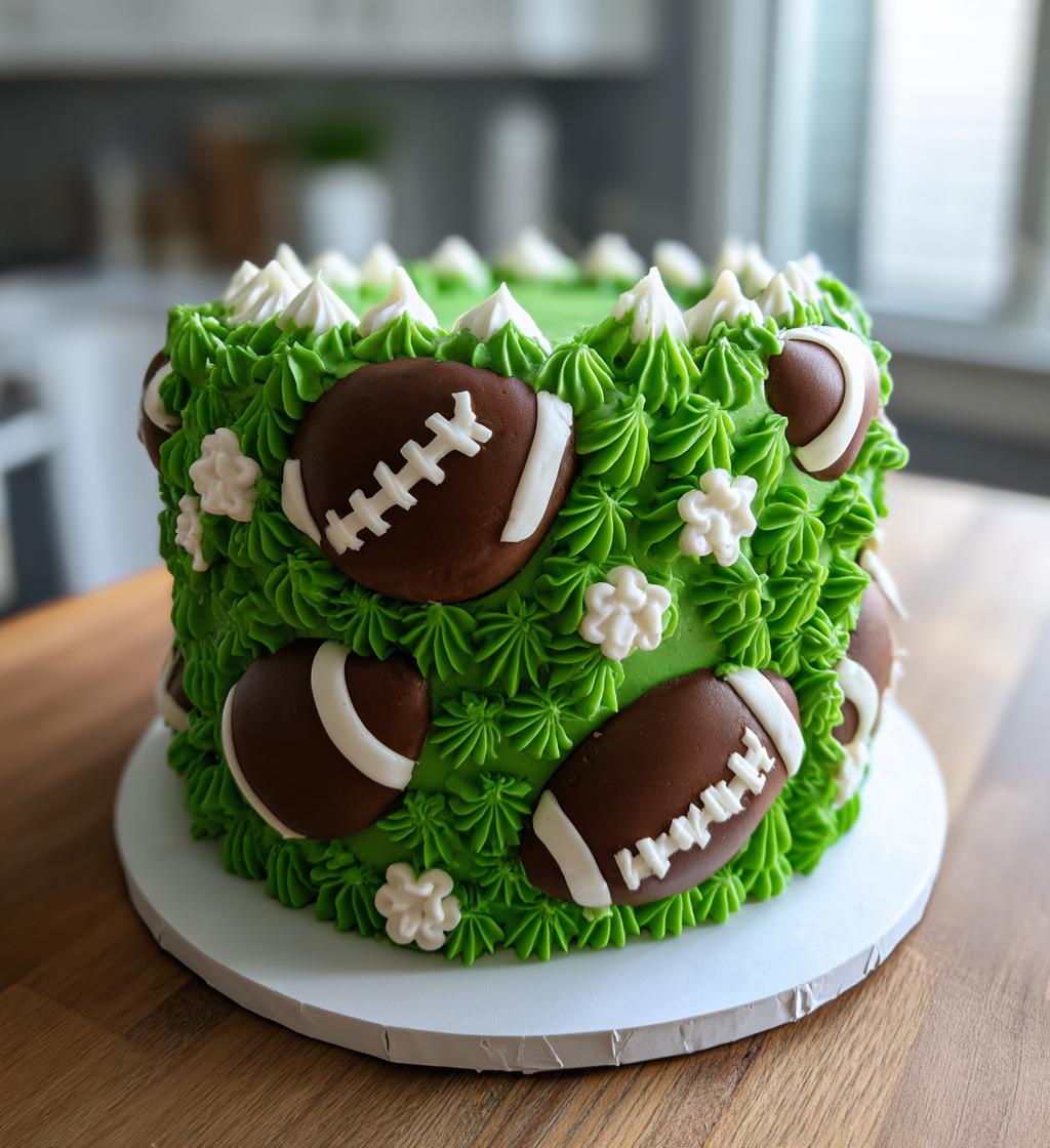easy football cake ideas
