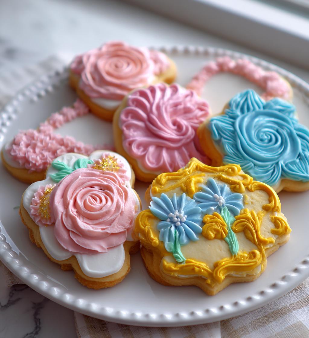 easy royal icing cookies design