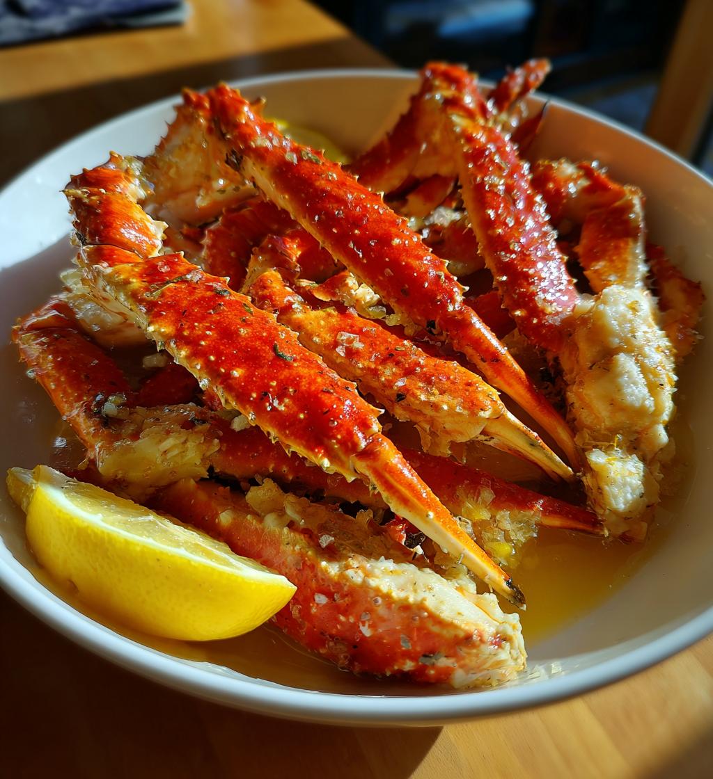 eating crab legs