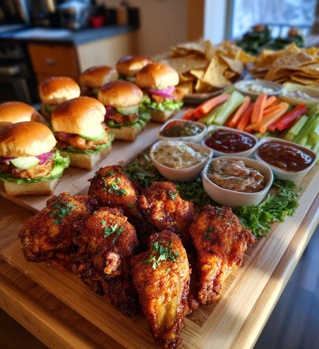 finger food football party
