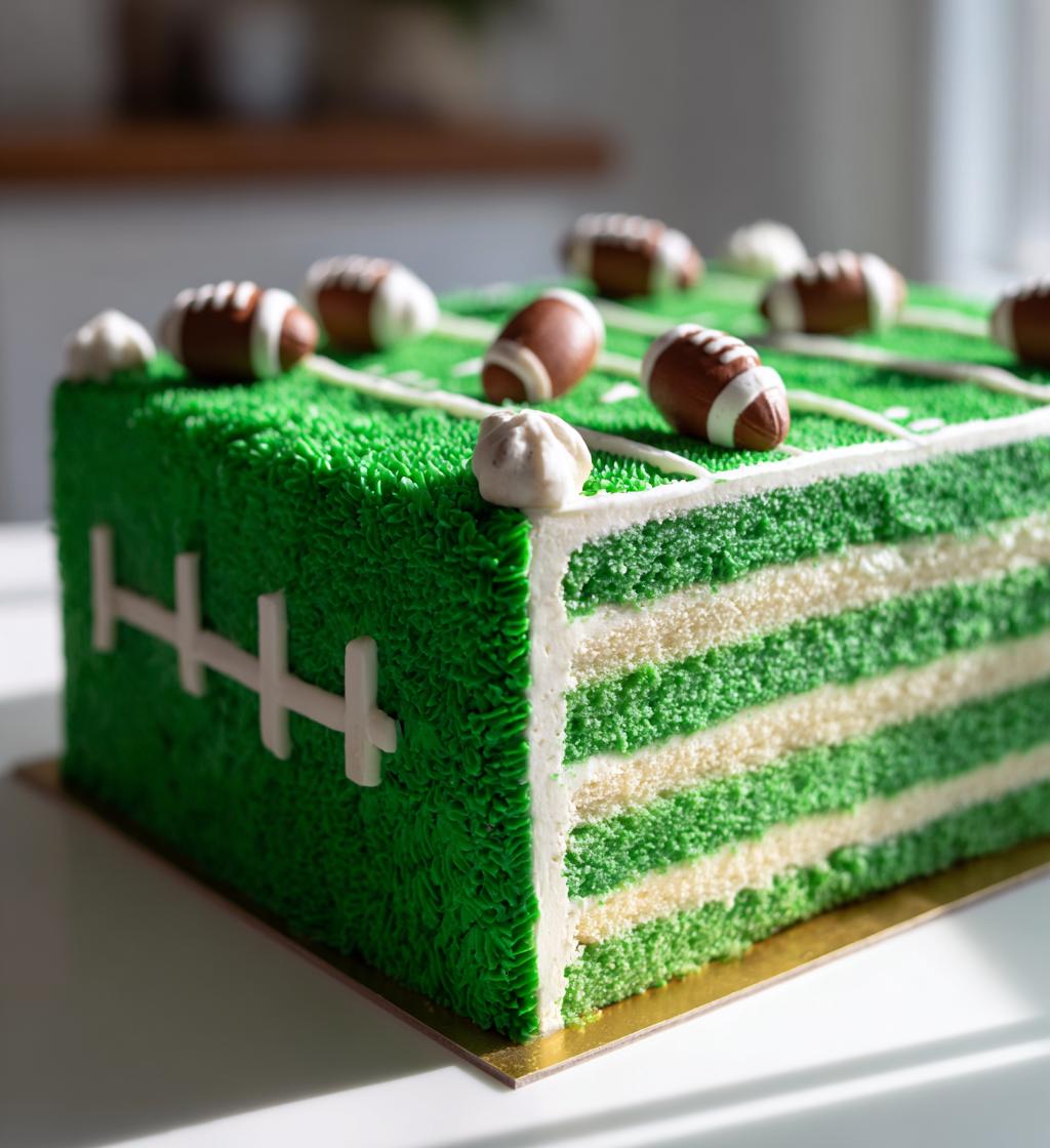 flag football cake