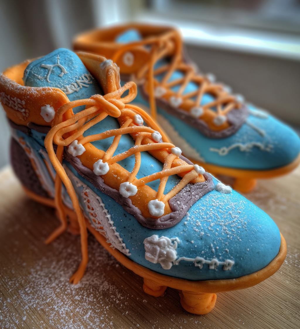 fondant football boots