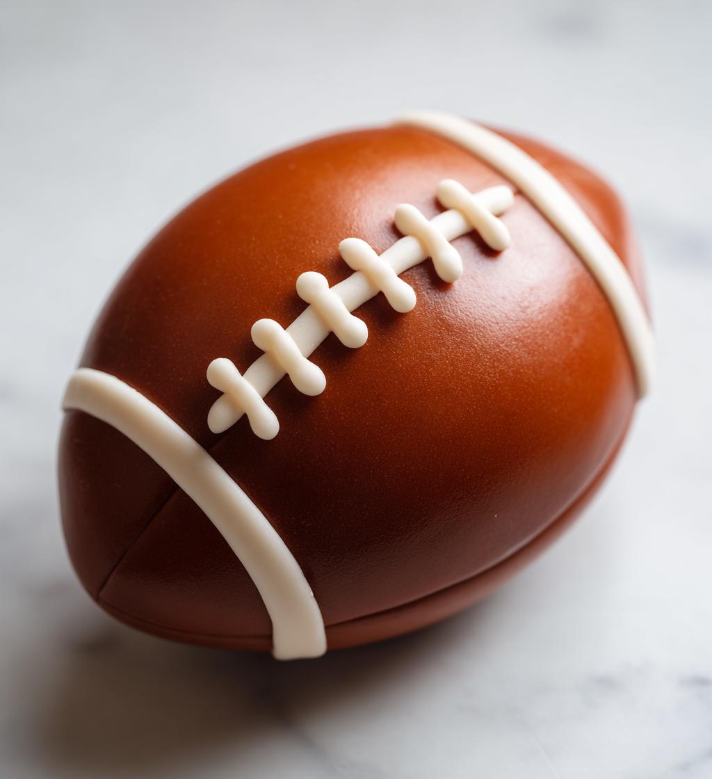 fondant football tutorial