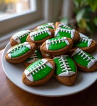 football birthday cookies