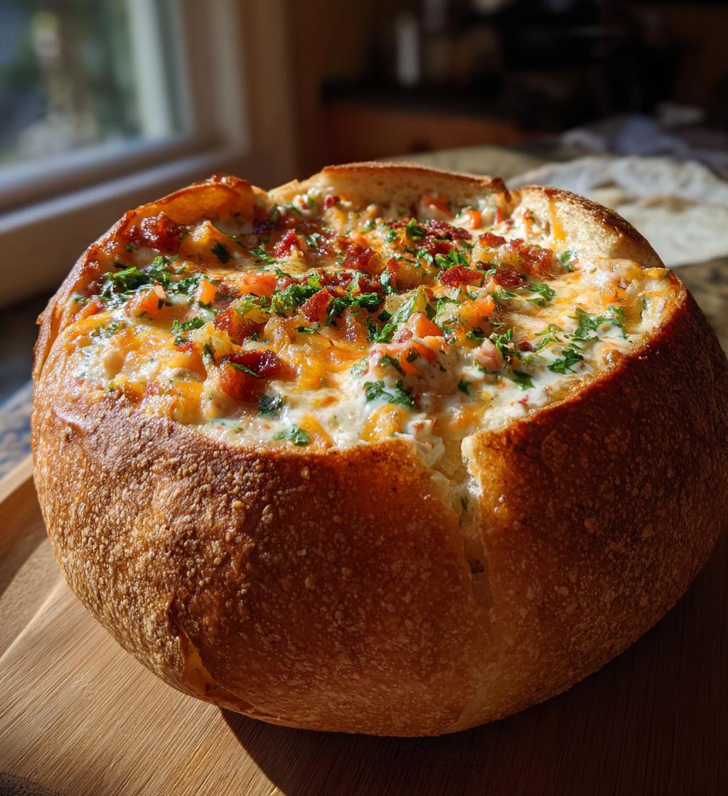 football bread bowl