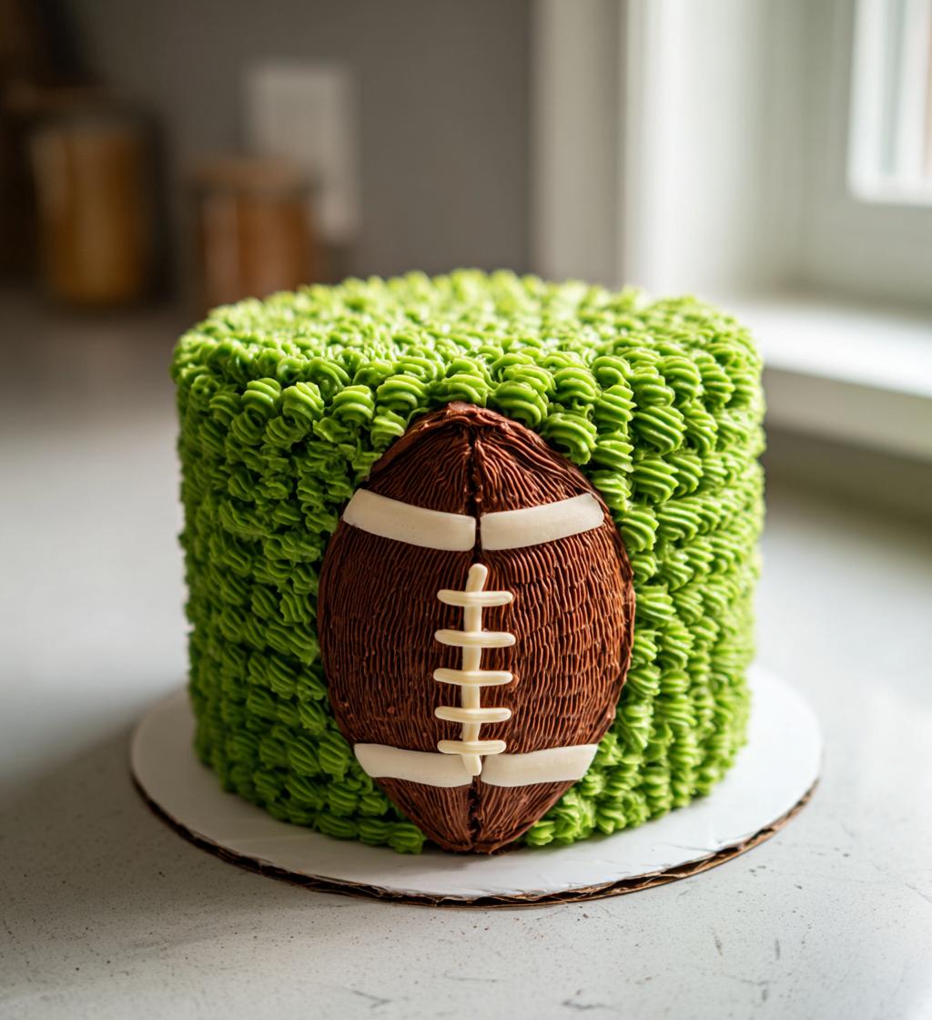 football cake for 1st birthday
