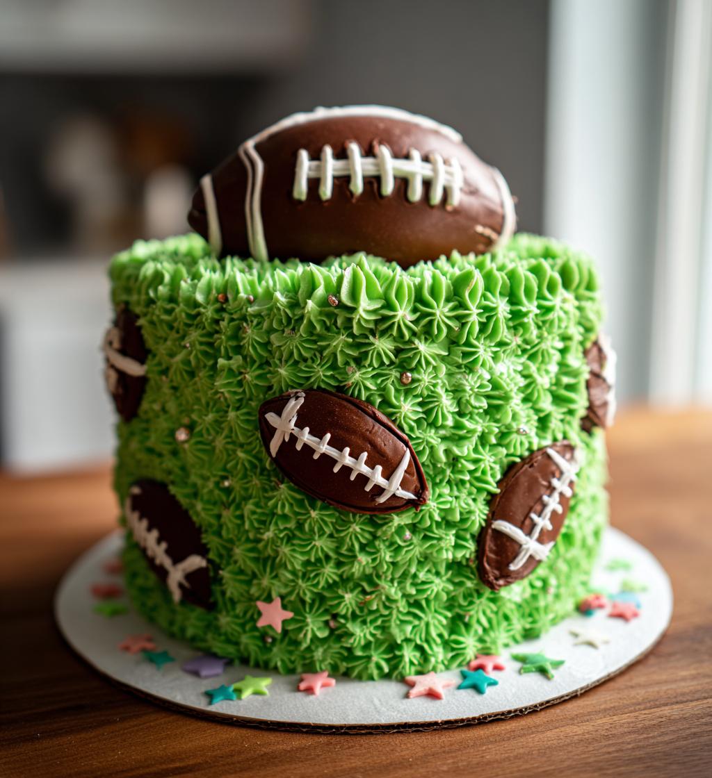 football cake smash