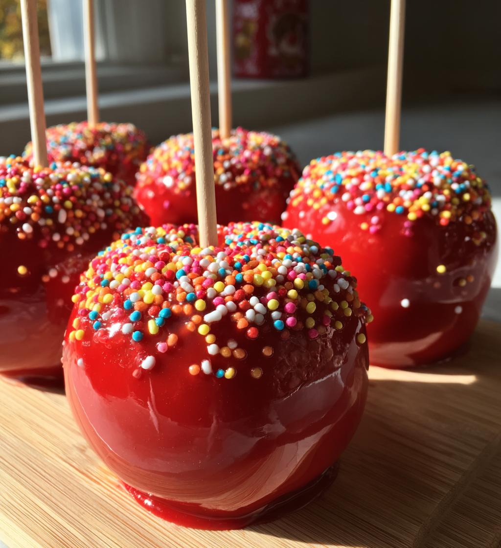 football candy apples