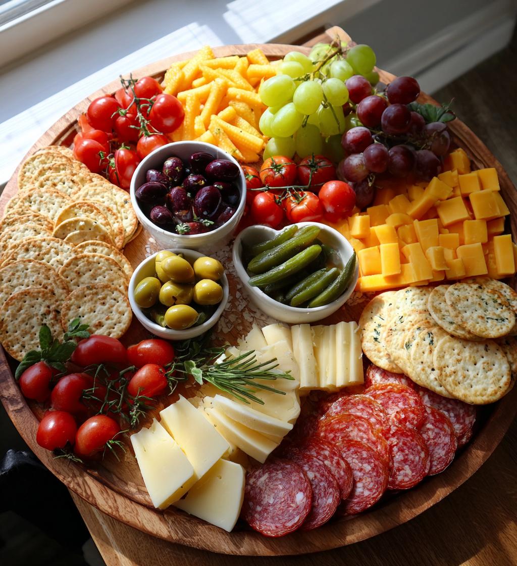 football cheese board