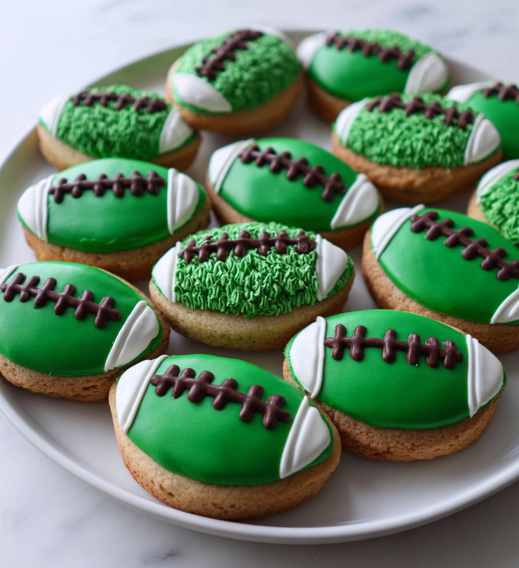 football cookies birthday