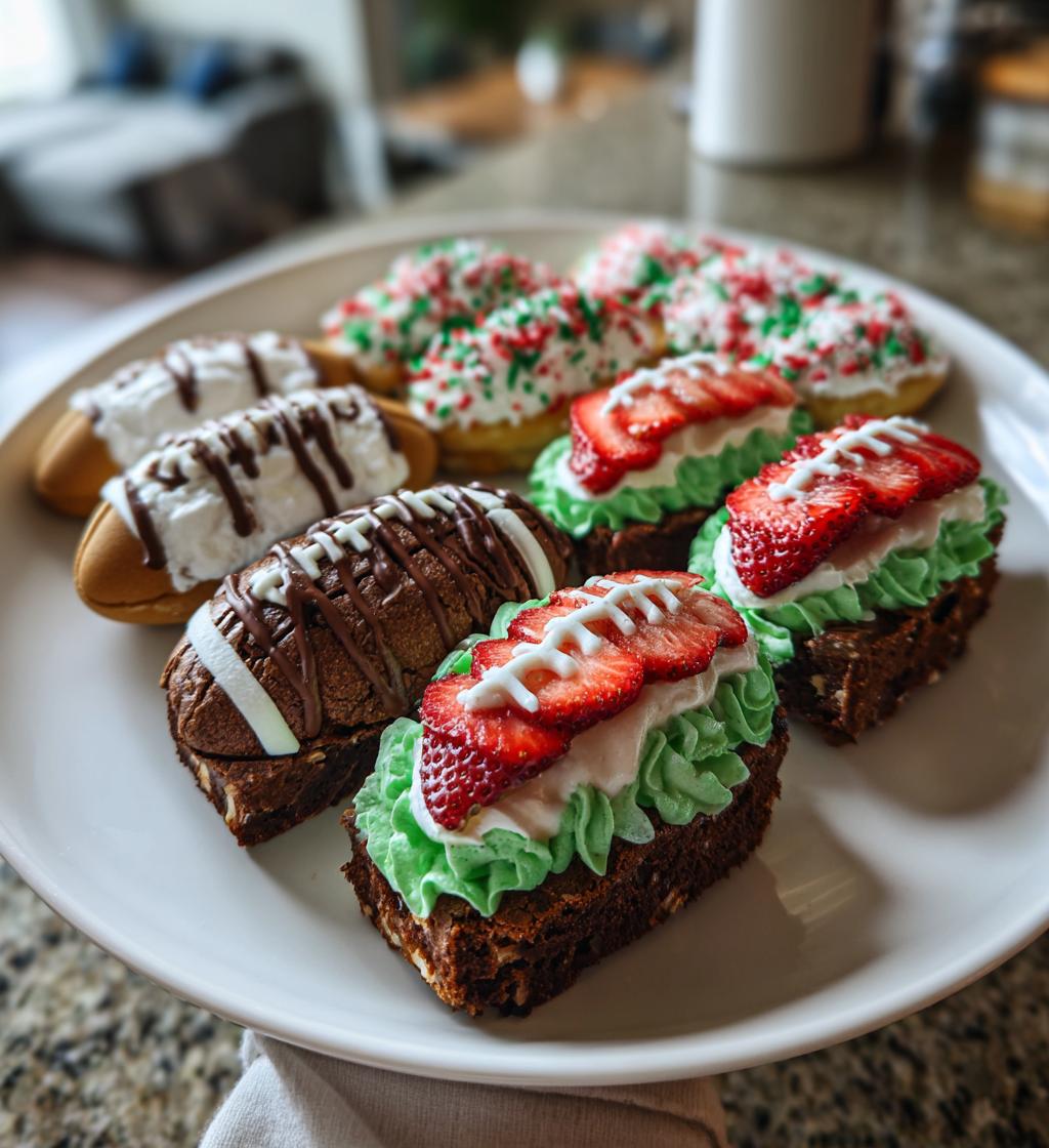 football desserts easy super bowl party