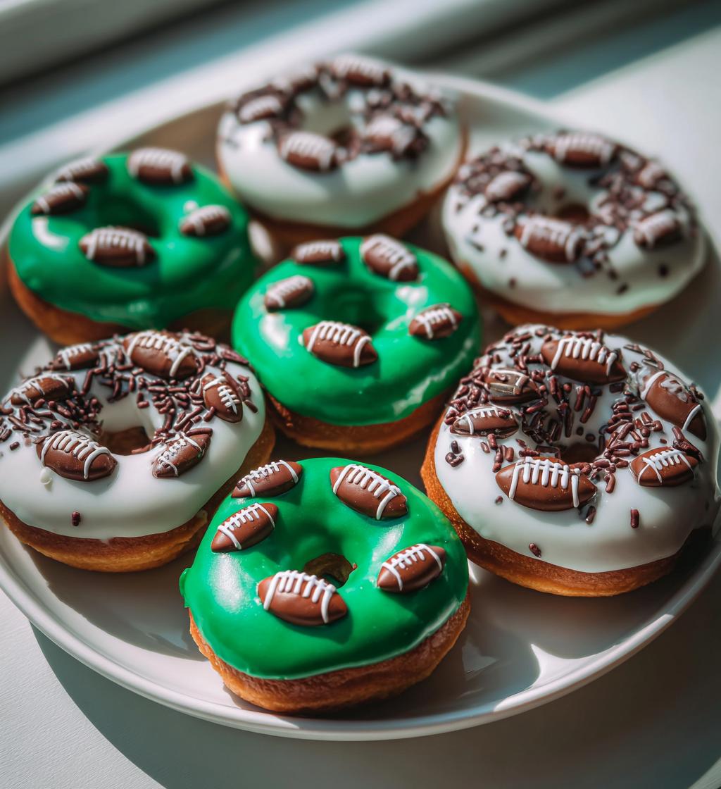 football donuts ideas