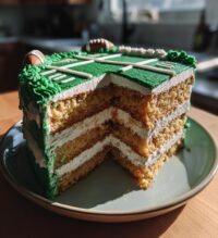 football field birthday cake