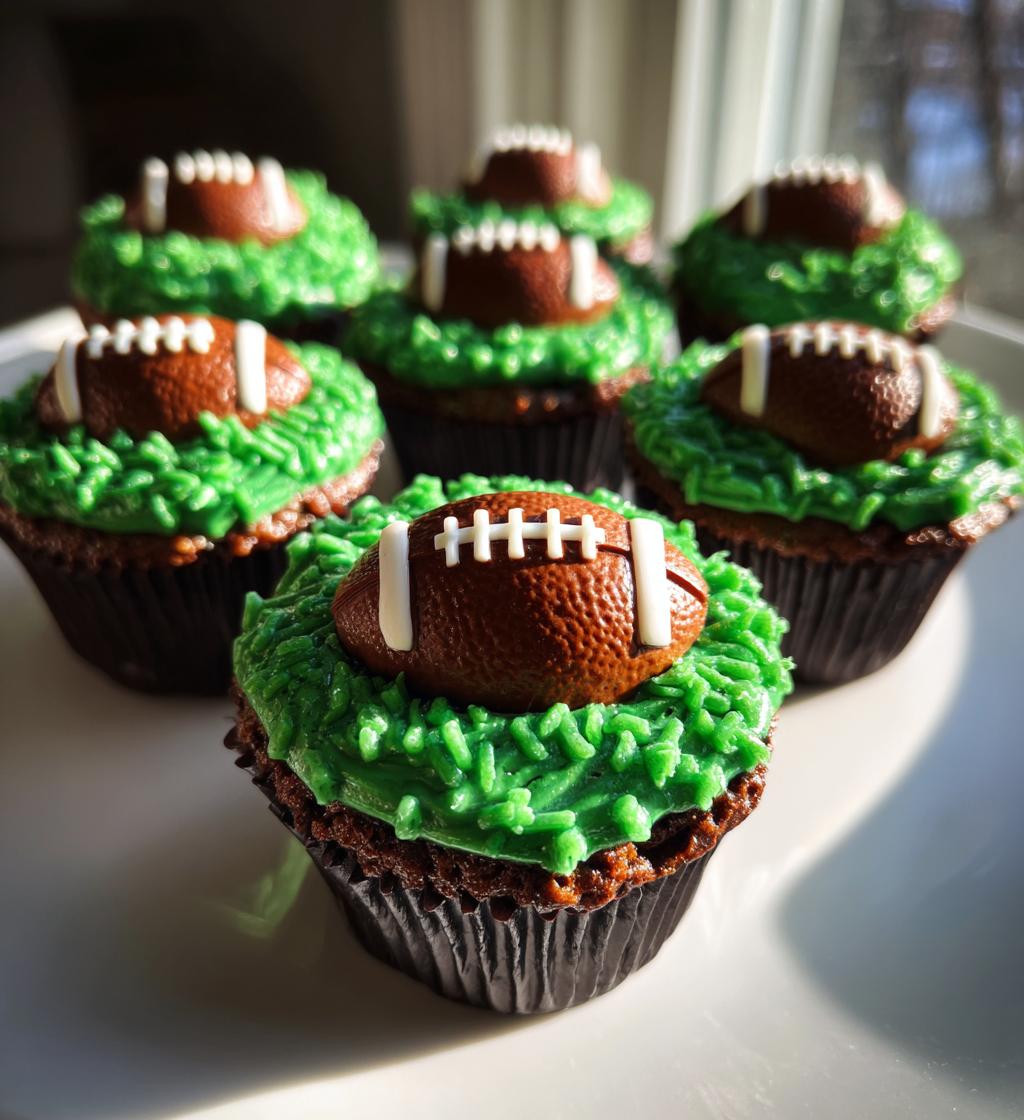 football field cupcakes