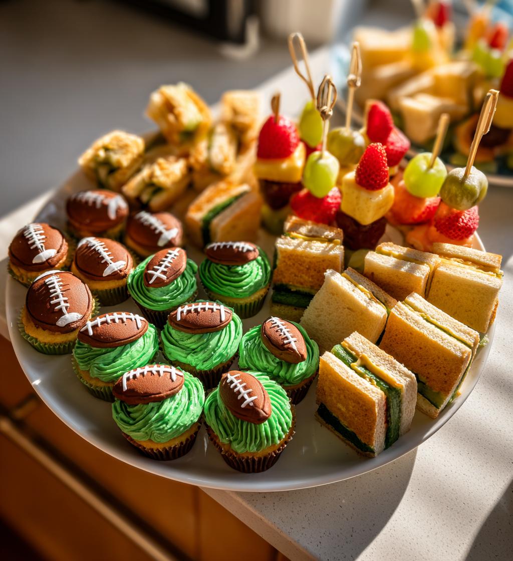 football first birthday food