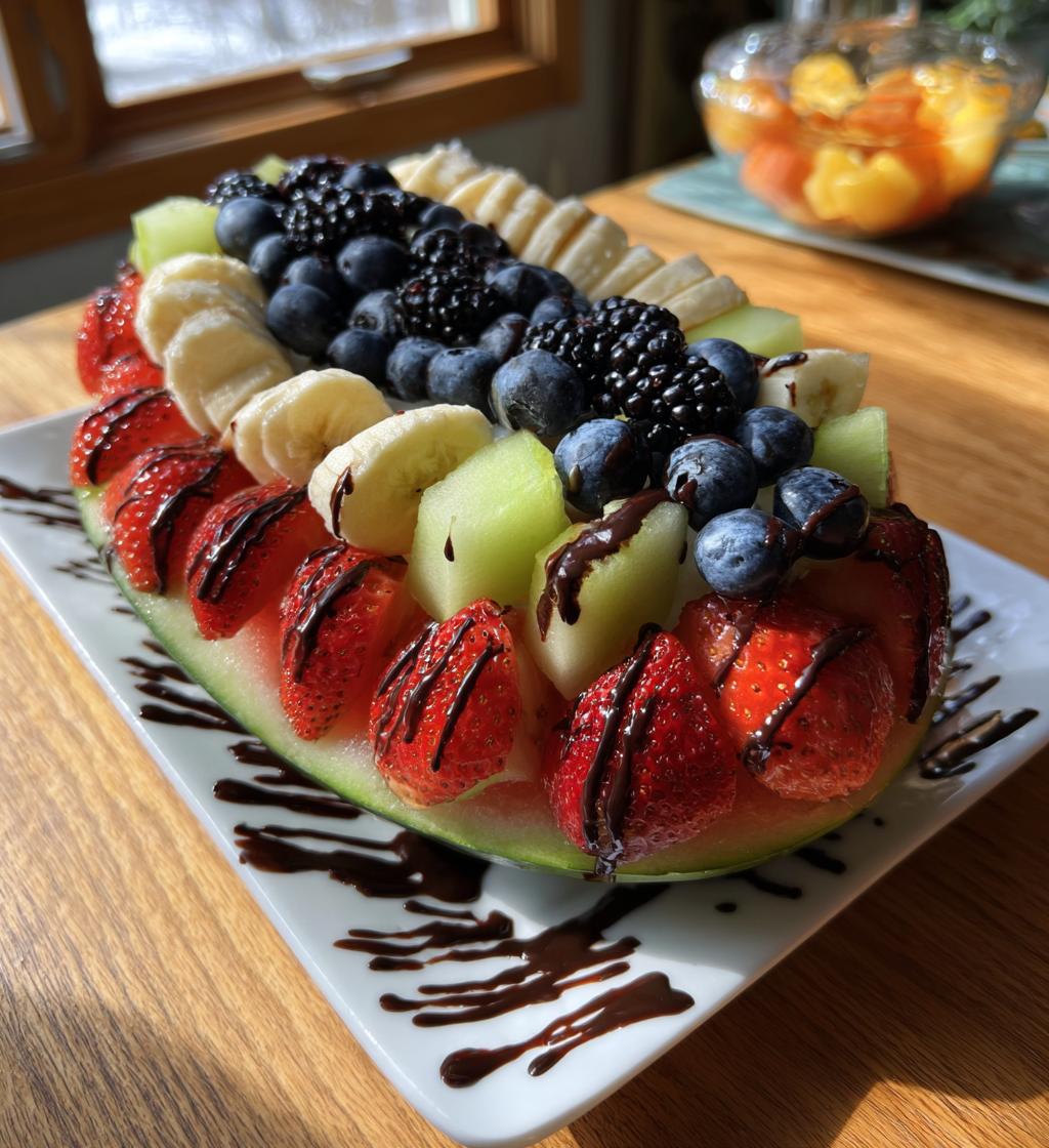 football fruit platter