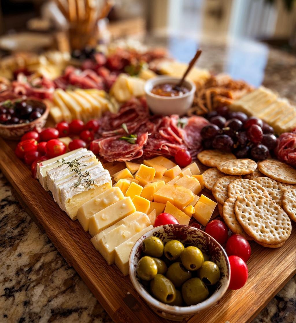 football game charcuterie board