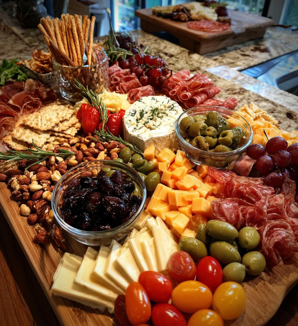 football game day charcuterie board