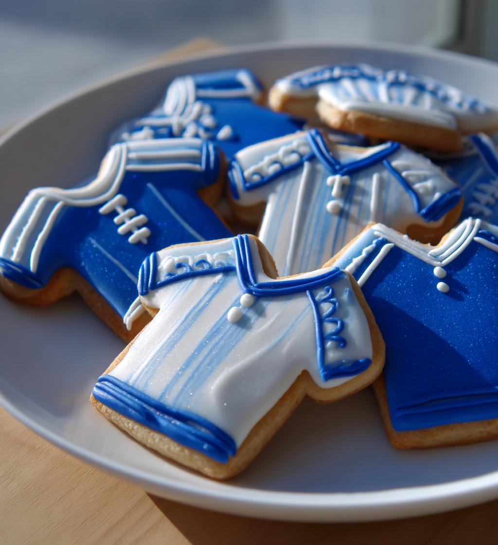football jersey cookies
