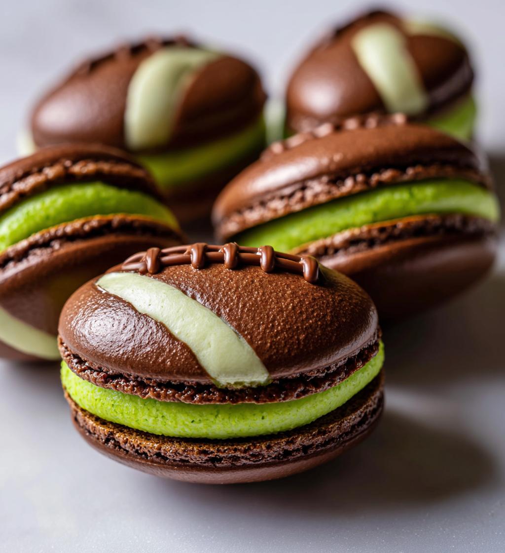 football macarons