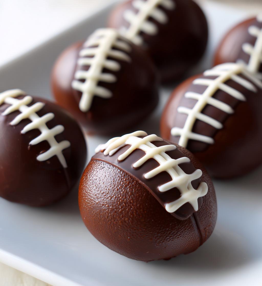 football oreo truffles
