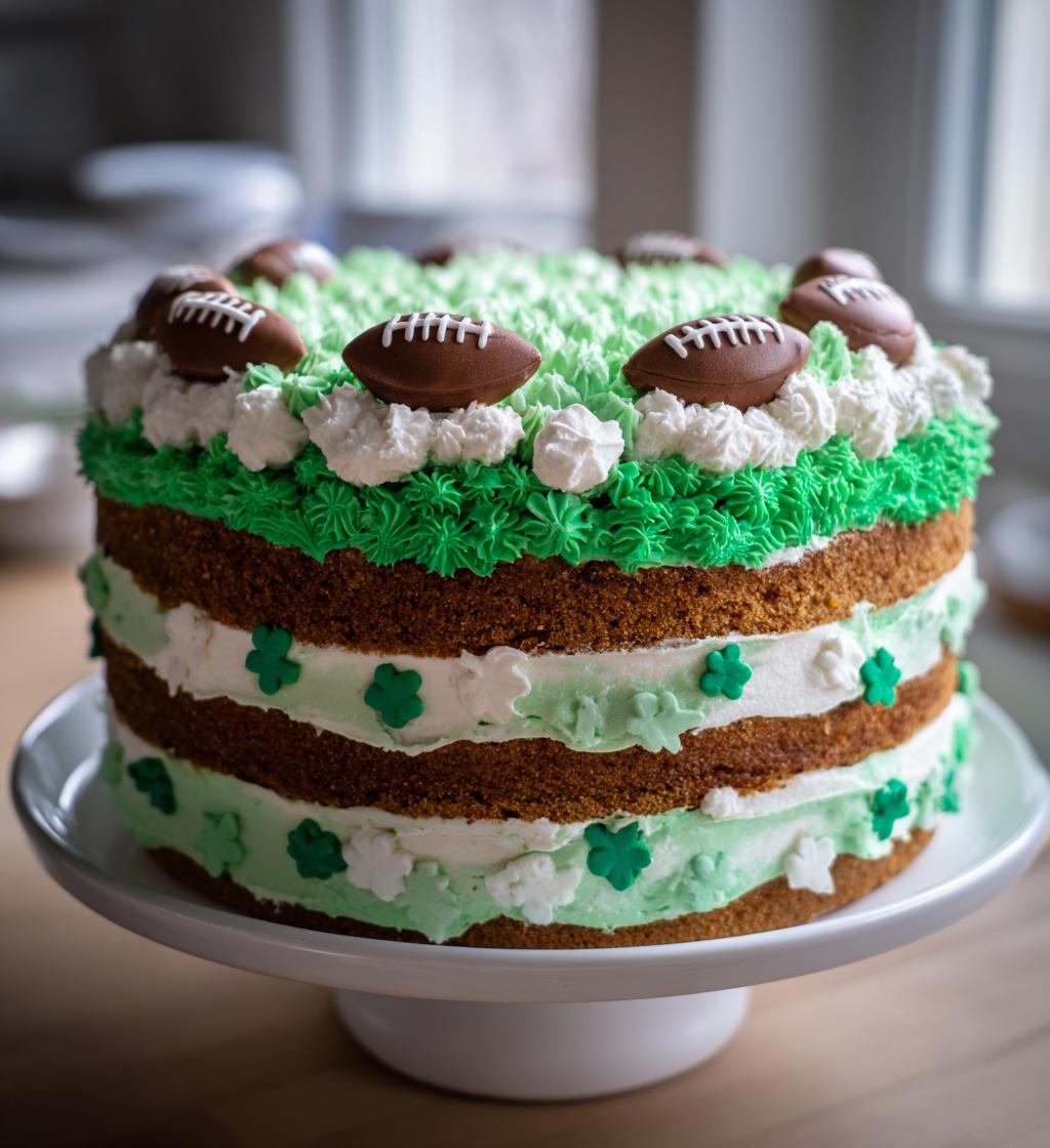 football party cake