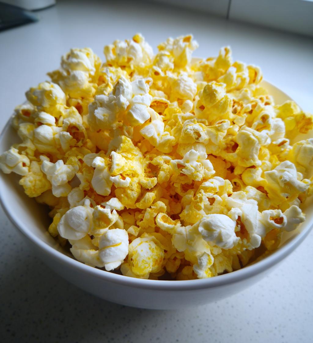 football popcorn
