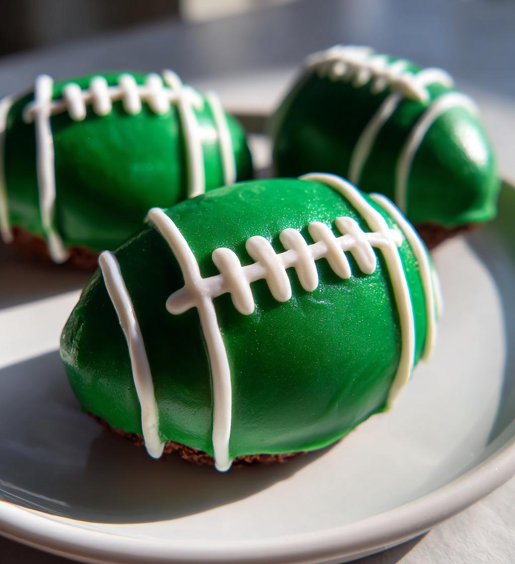 football rice crispy treats