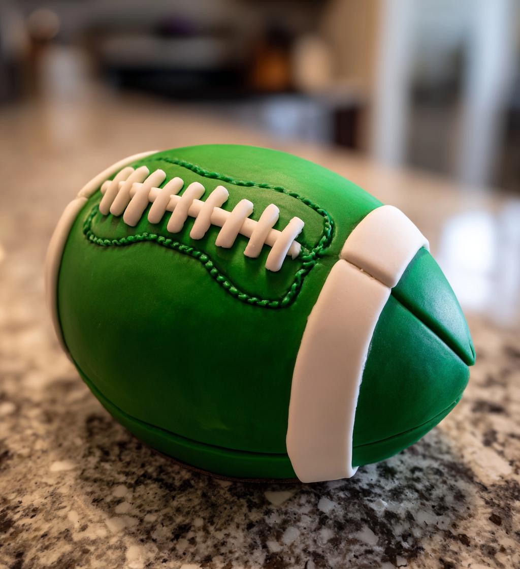 football shaped cake