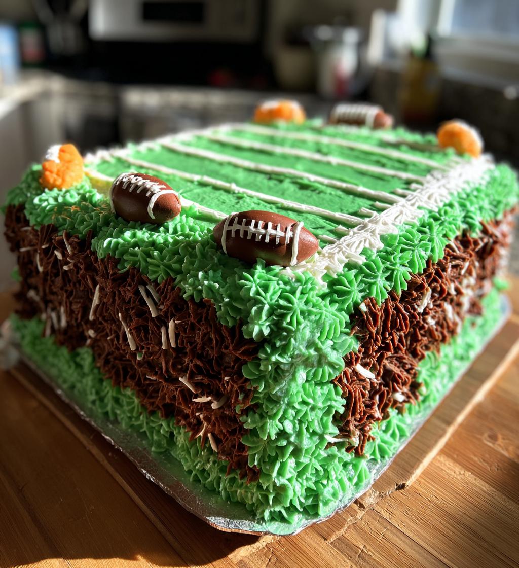 football sheet cake ideas