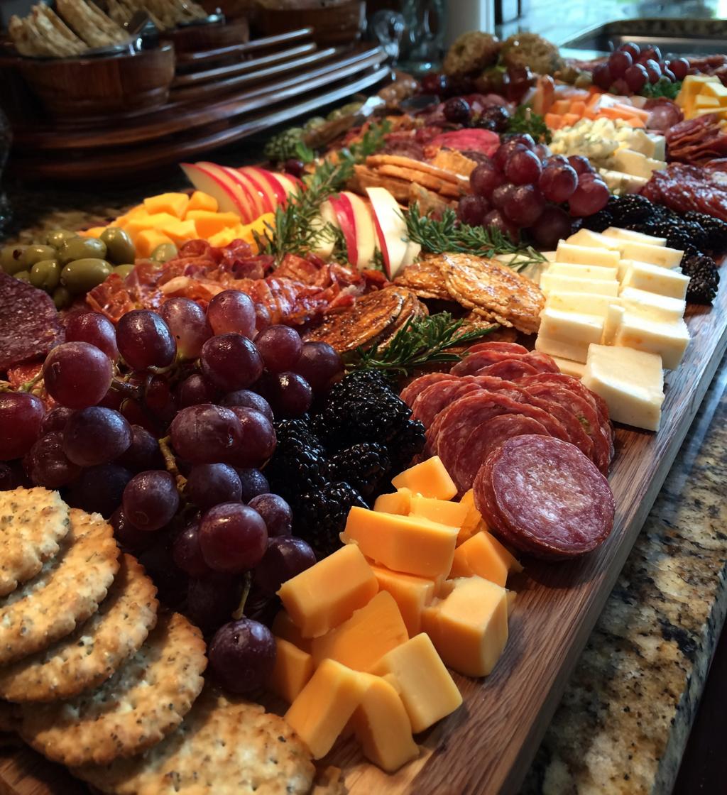 football stadium charcuterie board