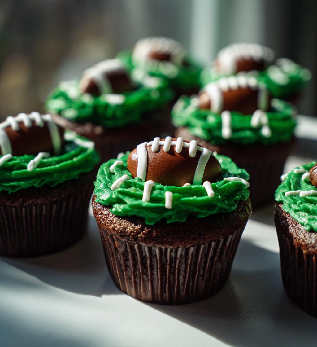 football stadium cupcakes