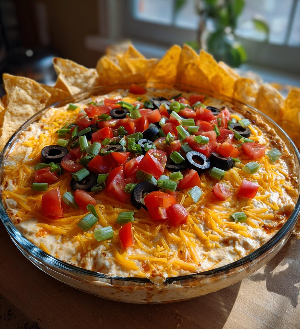 football taco dip