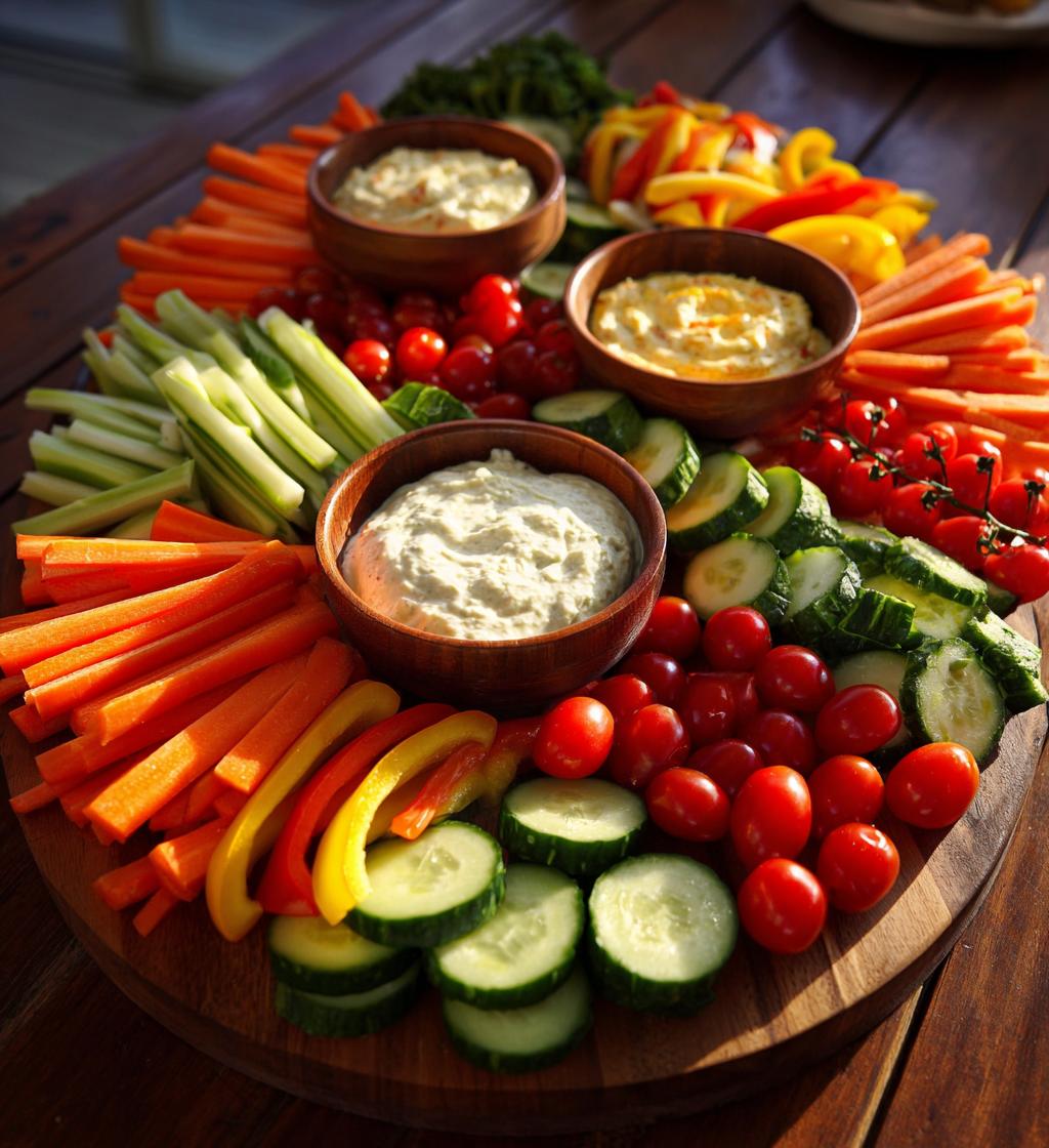 football veggie tray