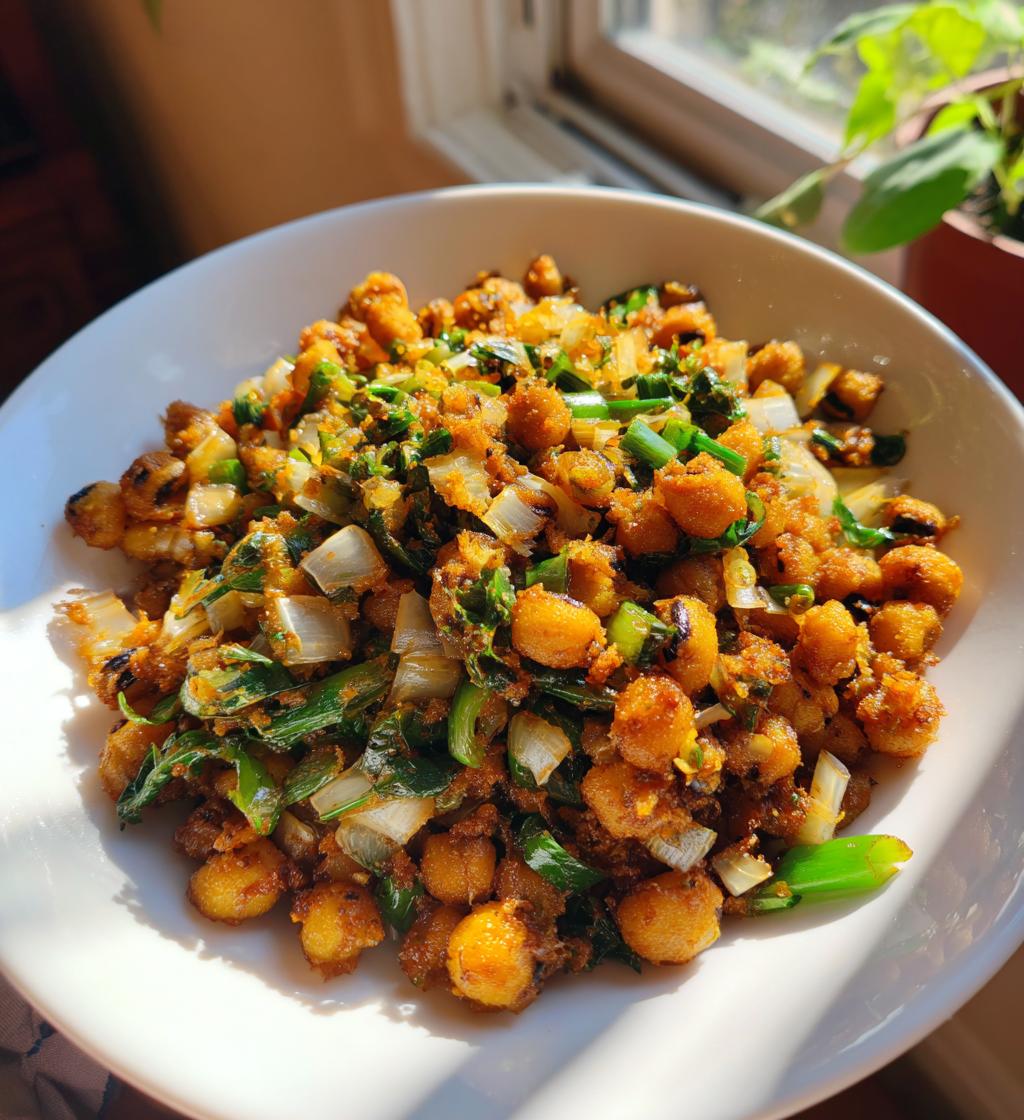 fried black eyed peas recipe