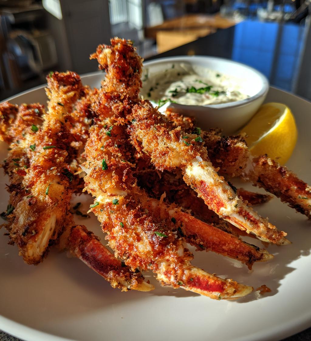 fried crab legs