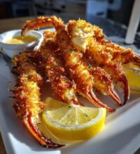 fried king crab legs recipes